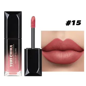 Velvet Matte Lipstick Lip Gloss Waterproof Long Lasting Lip Glaze Lipgloss Non-Stick Cup Makeup Lip Tint Pen Cosmetics Makeup