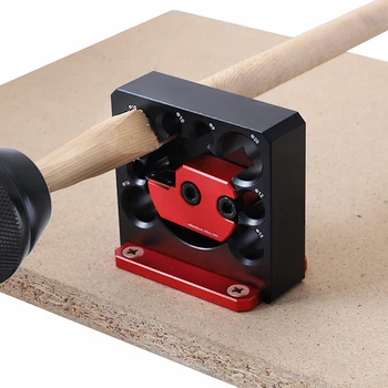 Регулируем дюбел Maker Jig с карбидни остриета 8mm-20mm електрически бормашина фрезоване дюбел кръгъл прът спомагателни инструменти дървообработващи инструменти