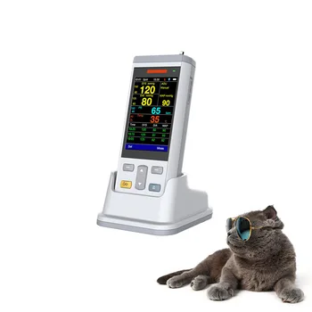 EPSEN ръчен монитор Ветеринарен домашен любимец Жизнени показатели монитор Кръвно налягане Температура Многопараметричен монитор