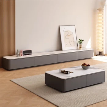 Всекидневна Nordic TV кабинет масичка за кафе комбинация модерен минималистичен домакинство масивна дървесина Moveis пара Сала луксозни мебели