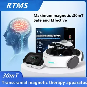 RTMS Транскраниален магнитен стимулатор Болест на Паркинсон Безсъние Тревожност Инструмент за лечение на депресия Шизофрения 30mt