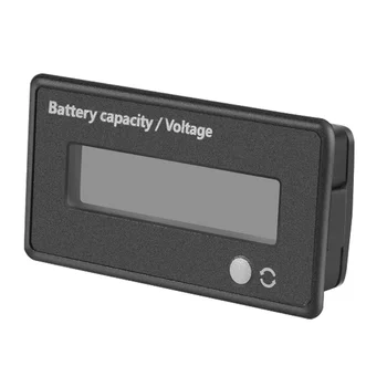  Монитор за напрежение на капацитета на батерията, DC 12 / 24 / 36 / 48 / 60 / 72 / 84V Индикатор за габарит на напрежението на капацитета на батерията