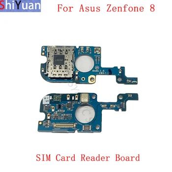 SIM четец на карти съвет Flex кабел за Asus Zenfone 8 ZS590KS Sim четец на карти резервни части