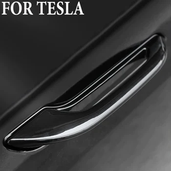 4X дръжка за врата протектор капак кола антифриз врата дръжка стикер refit аксесоари подстригване декорация за Tesla модел 3 модел Y