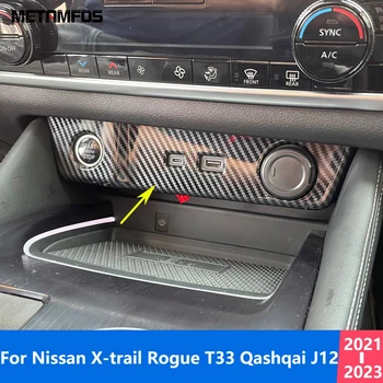 За Nissan X-trail Xtrail Rogue T33 Qashqai J12 2021 2022 2023 Централна конзола USB порт запалка капак Аксесоари