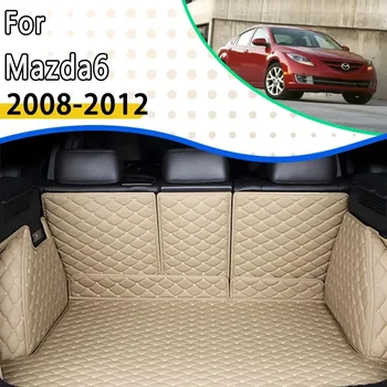 Автомобилна задна стелка за багажник, подходяща за Mazda6 Mazda 6 2008 2009 2010 2011 2012 Версия на седан Анти-мръсен капак за съхранение на багажника Авто аксесоари