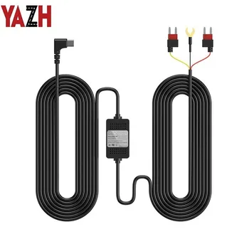Car DVR Dash Cam Wire Kit 12/24V To 5V 3A Dashcam кабел Micro/Mini USB Type C зарядно устройство Hardwire 24h Паркинг за видеорекордер