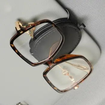 Щипка за слънчеви очила за козирка за кола Многофункционални разнообразни цветове Допълнителни слънчеви очила Клип Мощна абсорбция Лесен за работа клип