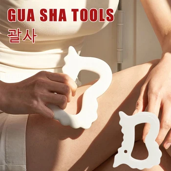 Керамични Гуа Ша Инструменти Лице Гуа Ша скрепер съвет GuaSha масажор за по-тънък тялото скулптуриране кожата стягане SPA акупунктурен инструмент
