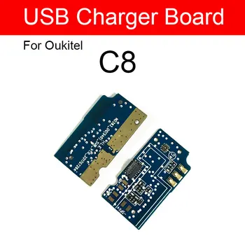 USB PCB зареждане порт щепсел борда за Oukitel C8 зареждане USB жак док борда модул Flex лента кабели подмяна