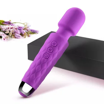 Акумулаторен вибратор масажор 8 скорости вибратор пръчка за жени секс играчки за възрастни вибратор за нейното удоволствие релаксация на тялото