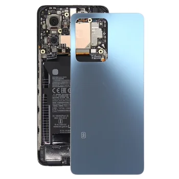 Стъклен заден капак на батерията за Xiaomi Redmi Note 12 Pro телефон заден корпус случай подмяна