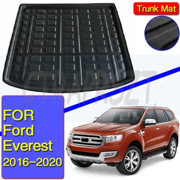 Автомобилни стелки за обувки за Ford Everest 2016 2017 2018 2019 2020 Килим кал Стелки за багажник за кола Подложки за съхранение Авто интериорни аксесоари