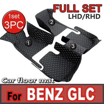 Стелки за кола за BENZ GLC COUPE SUV X253 C253 2017 2018 2019 2020 Персонализирана авто подложка за крака автомобилна килим покритие