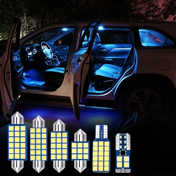 За Шкода Превъзходно 2 3T MK2 2009 2010 2011 2012 2013 10pcs 12v кола LED крушки Лампи за четене Vanity Mirror Trunk Lights Аксесоари