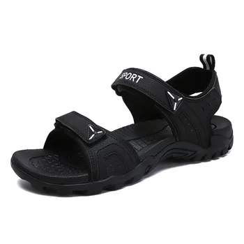 Fashion Man Плажни сандали 2023 Летни гладиаторски мъжки обувки на открито Римски мъже Ежедневни джапанки за обувки Голям размер 46 чехли плоски