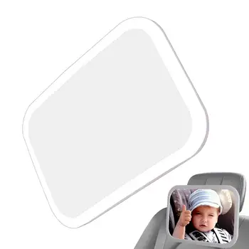 Регулируема широка кола задна седалка огледало за виждане бебе/дете столче за кола безопасност огледало монитор облегалка за глава високо качество кола интериор стайлинг