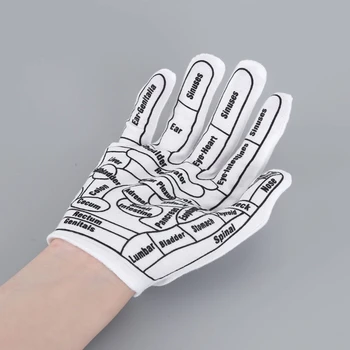 Acupoint Масажни ръкавици за ръчен спа Облекчение на умората Еластични акупресурни рефлексологични ръкавици за физиотерапевтичен масаж