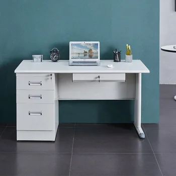 фабрика директно цена бюро офис станция бял модерен стил бюро с чекмеджета