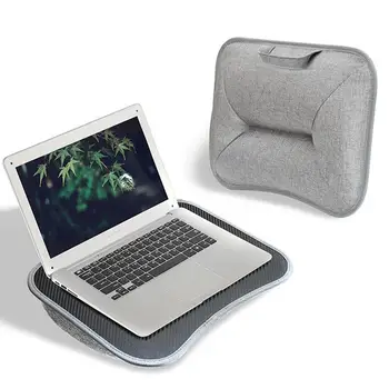 Lap бюро за лаптоп с възглавница Lap бюро с възглавница възглавница писане подплатени тава с дръжка за работа и игра на дивана