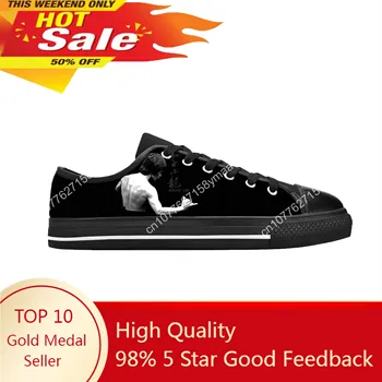 Bruce Lee Jeet Kune Do Chinese Kungfu Cool Fashion Casual Cloth Shoes Low Top Comfortable Breathable 3D Print Men Women Sneakers