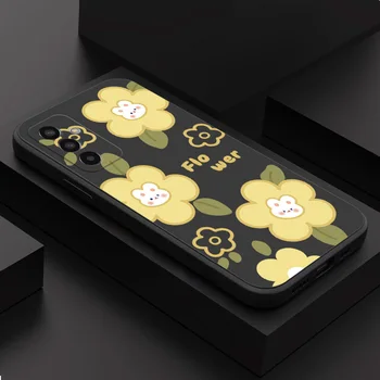 Case за Samsung Galaxy S10 4G S10 Plus S10e S9 телефон заден капак мек силиконов сладък цвете