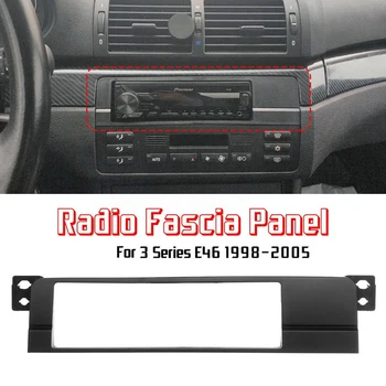 NEW-1 Din стерео радио за кола Fascia Facia панел адаптер за -BMW Серия 3 E46 1999-2006