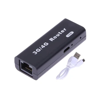 Mini Portable 3G / 4G WiFi Wlan Hotspot WiFi Hotspot 150Mbps RJ45 USB безжичен рутер с USB кабел