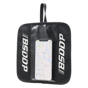Магнитни резервоарни чанти за мотоциклети за съхранение на водоустойчива чанта за мобилен телефон магнитен калъф за телефон с чувствителна ръчна каишка