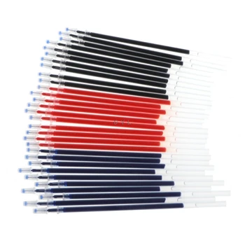 0.38mm 10pcs/lot Pen Refill Office Signature Rods For Handles 0.5mm Red Blue Black Ink Refill Office And School Supplies new