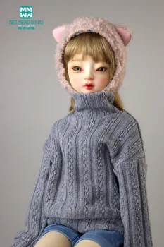 Дрехи за кукла се вписва 1/3 1/4 1/6 BJD кукла играчка топка съвместна кукла мода многоцветен пуловер поло
