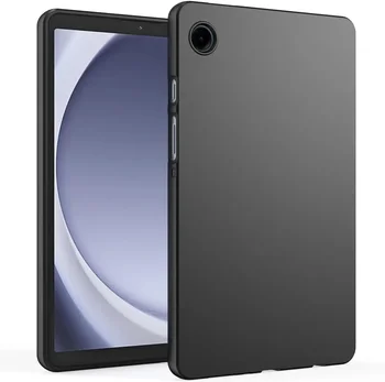 Мек калъф за Samsung Galaxy Tab A9 8.7'' 2023 SM-X110 SM-X115 Гъвкав силиконов TPU черен защитен капак на обвивката