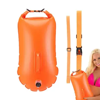 Плаваща суха чанта Плаваща безопасност Drybag Float надуваема чанта с подвижен колан за кану, каяк, гребане и рафтинг