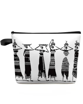 Жена Национален модел порцеланова козметична чанта съединител шаферка на открито пътуване красота грим чанта парти червило чанта