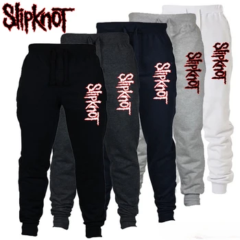 Мъжки панталони Фитнес Sweatpants за мъже мода Band Slipknot ежедневни панталони меки спортни панталони джогинг панталони плюс размер S-4XL