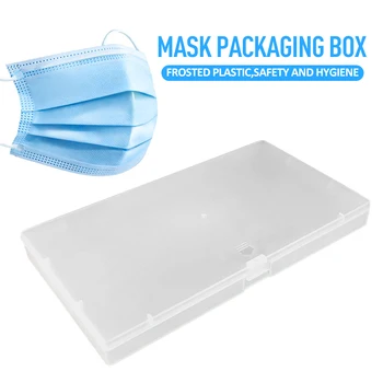 Матирано пластмасова кутия маска удобство високо качество влагоустойчива опаковка мода преносима кутия за съхранение