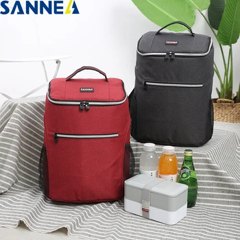SANNE 20L Lage капацитет водоустойчив изолирани охладител чанта аксесоари консумативи продукт термичен лед чанта термична раница напитка храна