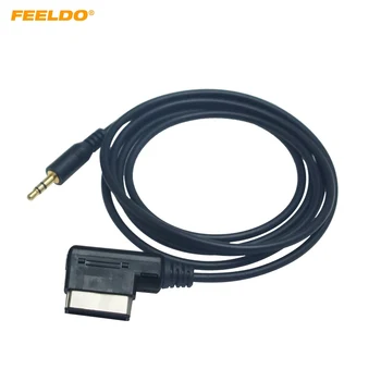 FEELDO 1PC Car Media AMI MMI интерфейс към 3.5mm аудио AUX MP3 адаптер за Audi Volkswagen AUX кабел #MX6219