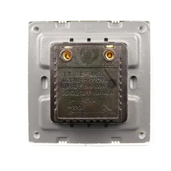 бял скрит контролер за яркост на въртене Практичен димер превключвател издръжлив ABS 250V 10A Начало Регулируем 86 тип LED светлина