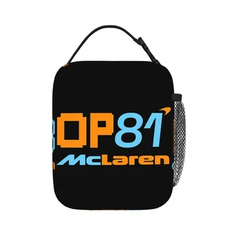 Oscar Piastri McLaren F1 Изолирани чанти за обяд Преносими чанти за пикник Термичен охладител Кутия за обяд Обяд Tote за жени Работа Деца