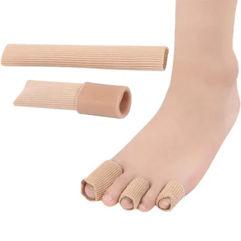 Педикюр сепаратор, апликатор, протектор за пръсти, отстраняване на калус, облекчаване на болката в ръцете мека силиконова тръба, коректор за грижа за краката на бунионите