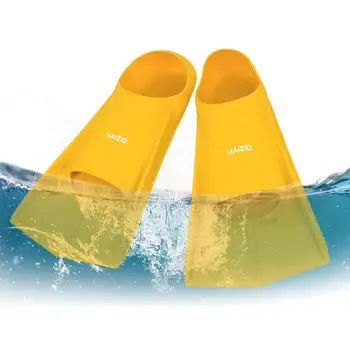 Плувни плавници, силиконови плавници против хлъзгане със защитен слой Преносими помощни средства за плуване за мъже и жени Меки деца и възрастни