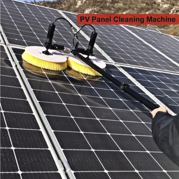 Solar фотоволтаичен панел почистване робот фотоволтаична енергия производство на електроенергия панел почистване оборудване четка електроинструмент