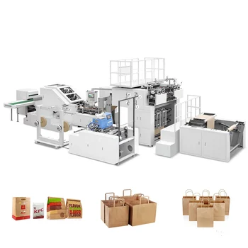 YUGONG Модел Високоскоростна средна и долна запечатваща хартиена торба машината за правене