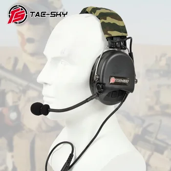TS TAC-SKY Силиконови антифони Защита на слуха Airsoft военни стрелба слушалки TCIHEADSET LIBERATOR II Ловни слушалки
