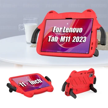 Детски калъф за Lenovo Tab M11 (11 инча) 2023 с дръжка Удароустойчив Drop-proof Bring Support Kids Cover за Lenovo Tab M11 11