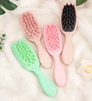 New Wide Teeth Massage Comb Shampoo Scalp Massager Straight Hair Brush Wet and Dry SPA Shower Comb Hairdressing Styling Tools