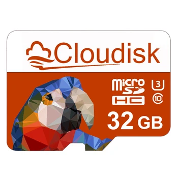 Cloudisk Flash Memory Card 32GB 64GB 128GB 256GB U3 Micro SD карти 16GB 8GB 4GB C10 2GB 1GB 128MB TF карта за телефон Drone Gopro