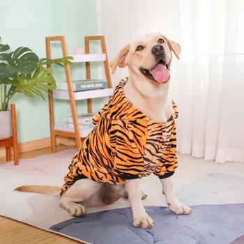 Фланела Малки средни и големи дрехи за кучета Поддържайте топло пролет и есен зима Златна коса Labrado Corgi Two Feet Dog Pet Clothes