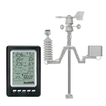 Portable Home Weather Station Screen Indoor Outdoor Temperature Humidity Meter Small Weather Forecast